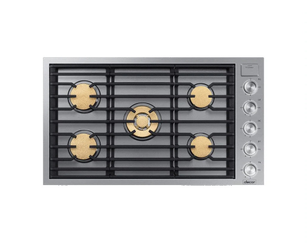 36" Wide Built-In Natural Gas Cooktop - Stainless Steel H899096