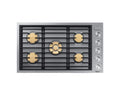 36" Wide Built-In Natural Gas Cooktop - Stainless Steel H899096