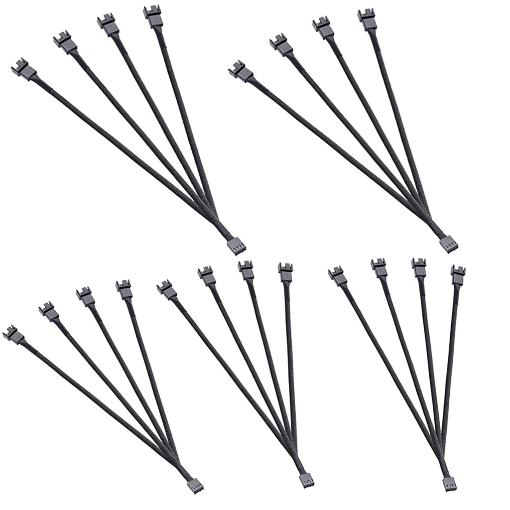 3 Way 4 Pin PWM Fan Splitter Cable F8232