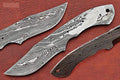 7.75 Inch Damascus Steel Skinning Knife Blade O5368