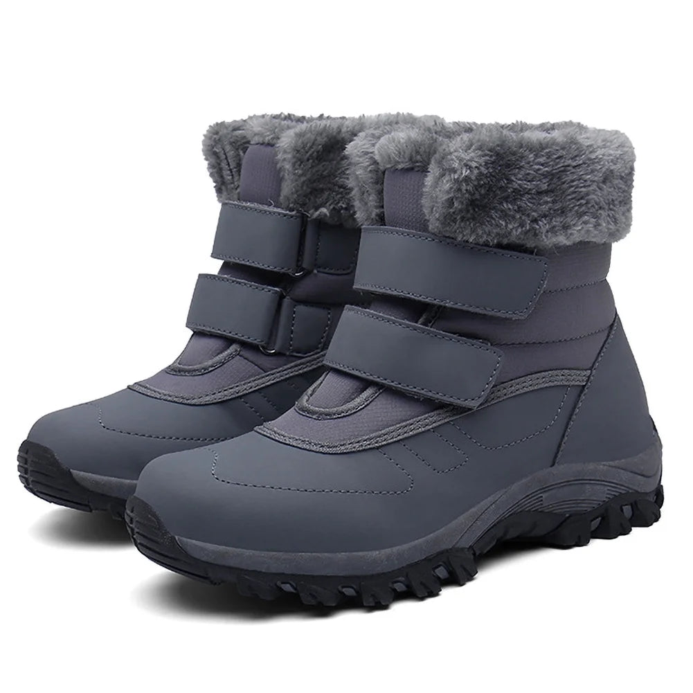 Women's Winter Snow Boots Faux Fur Lined Waterproof Outdoor Booties Q8032