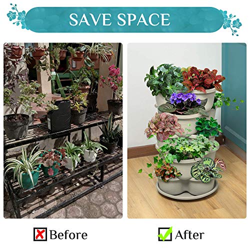 Terracotta 5-Tier Stackable Planter B290