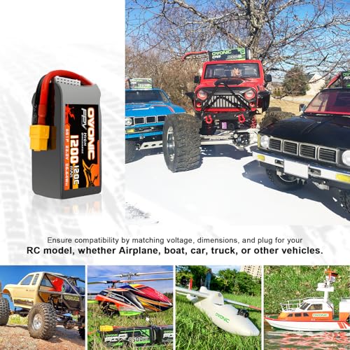 6s 120C 1600mAh 22.2V Lipo Battery with XT60 Connector D1436