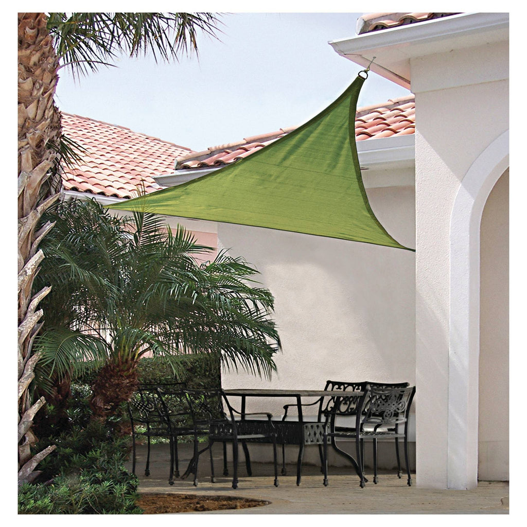 16& Lime Green Triangle Shade Sail P17186