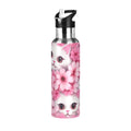 Insulated Stainless Steel Water Bottle with Straw Lid 20 oz W524521