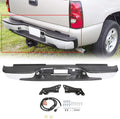 Chrome Steel Rear Step Bumper Compatible with 1999-2006 Chevy Silverado Sierra 1500 M36590