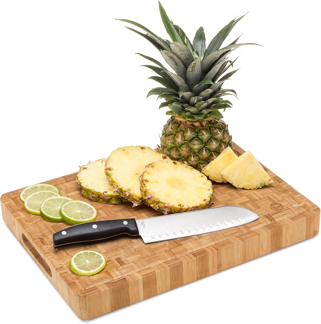 End Grain Bamboo Cutting Board, Extra Large, Pack of 2 S351032