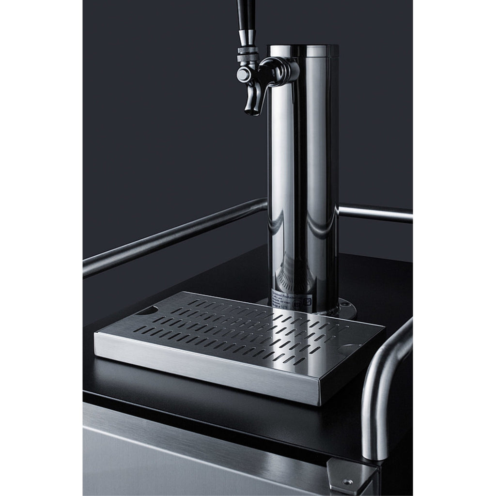Black Built-In Undercounter Beer Dispenser V137