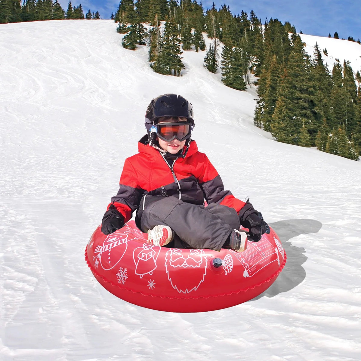 Inflatable Ski Ring Snow Tube with Handle I2950