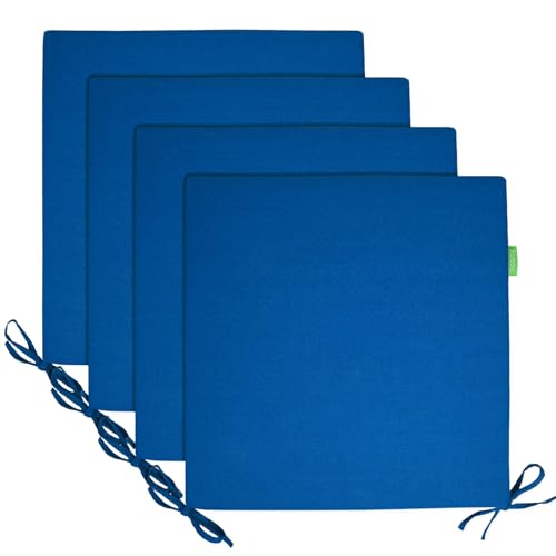Outdoor Chair Cushions Set of 2 with Ties Water Repellant Fade Resistant O4094