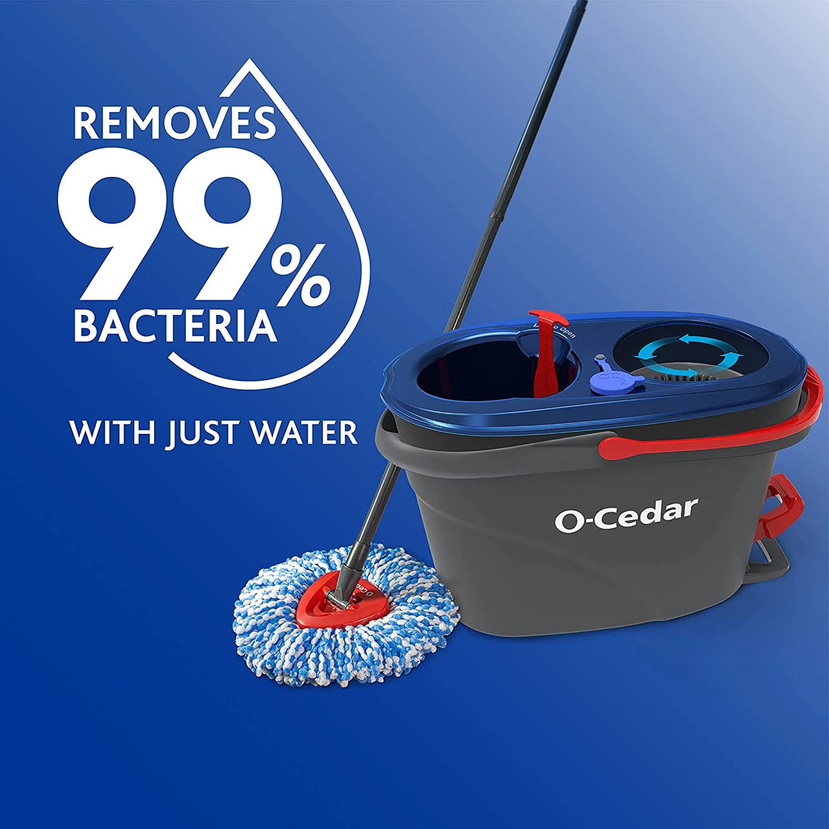 Spin Mop & Bucket Floor Cleaning System with Refill Q709