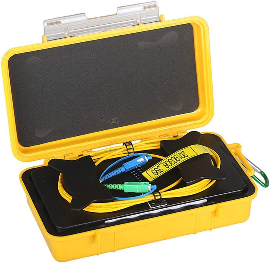 Fiber Optic OTDR Launch Cable Box Singlemode 9/125 SC/UPC-SC/APC Connector (1000M) T644155