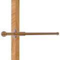 Brushed Bronze Retractable Pullout Garment Rod J147