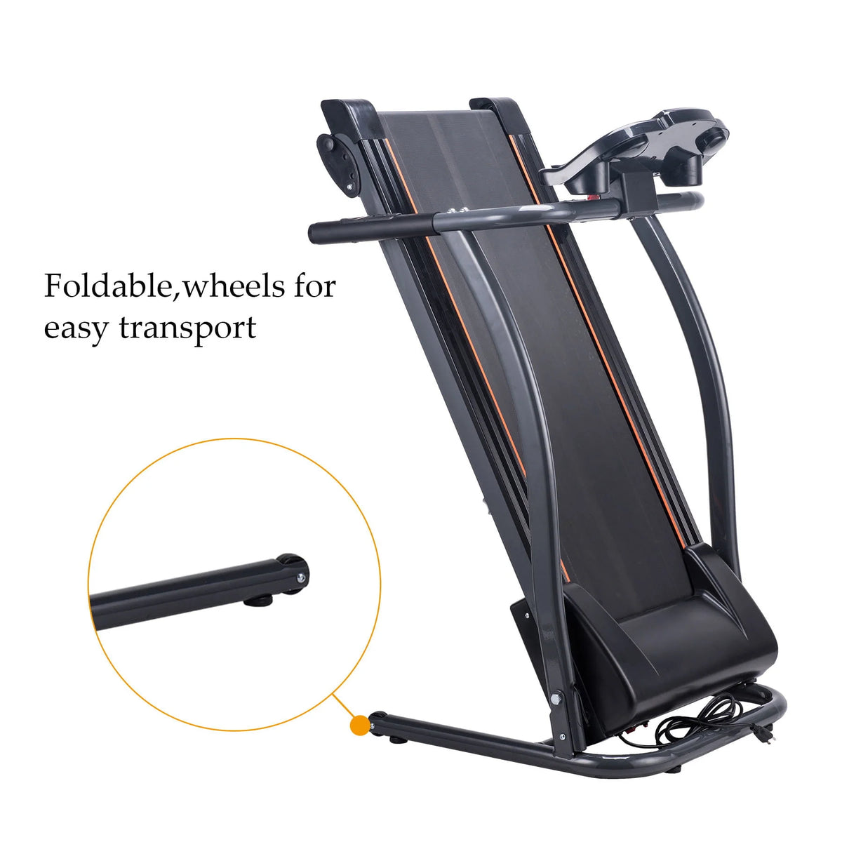 Foldable Incline Motorized Treadmill B4005