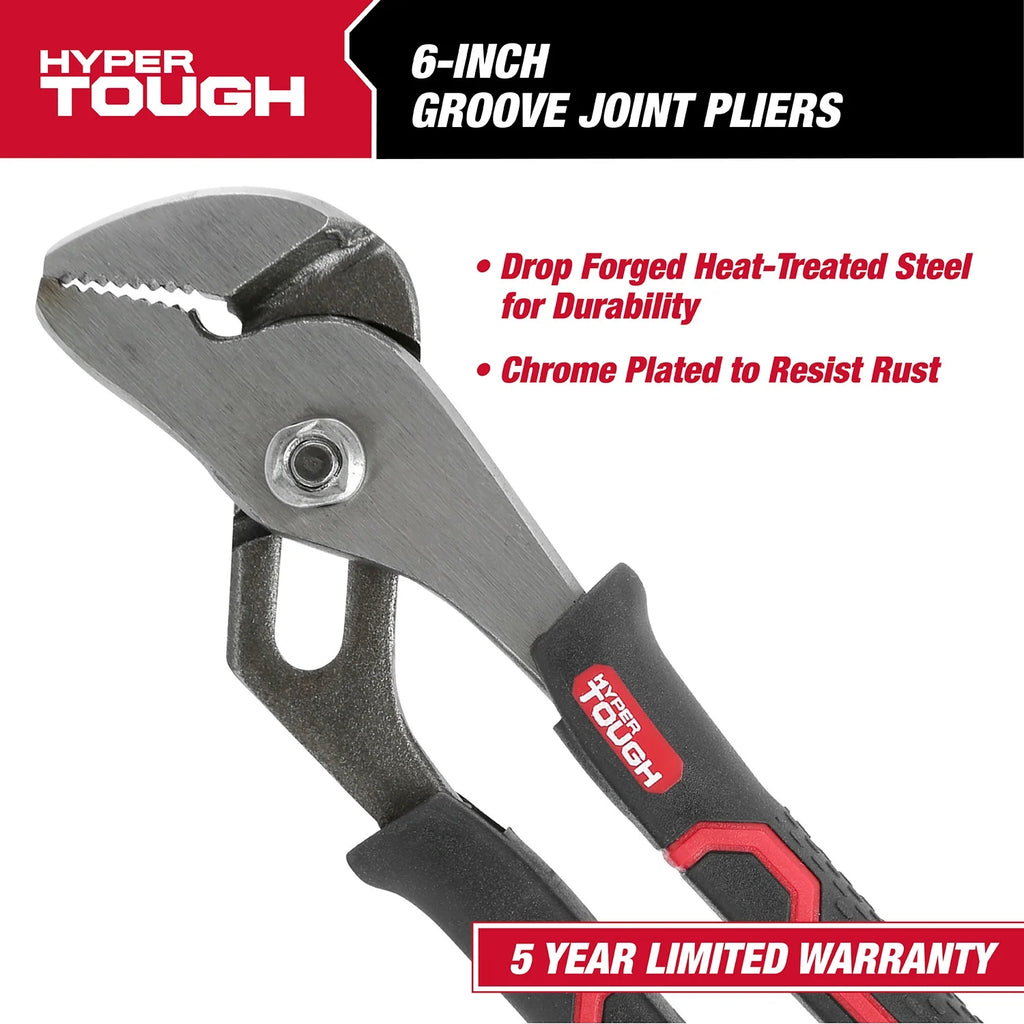 6-inch Groove Joint Pliers with Ergonomic Comfort Grips S309