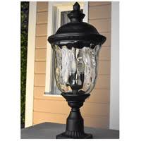 Bronze 3-Light Outdoor Hanging Lantern Y817