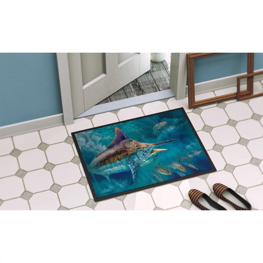 Black Marlin Indoor or Outdoor Mat 24x36 U607513