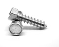 #10-12 x 1 Sheet Metal Screw Hex Head Zinc Plated U56633