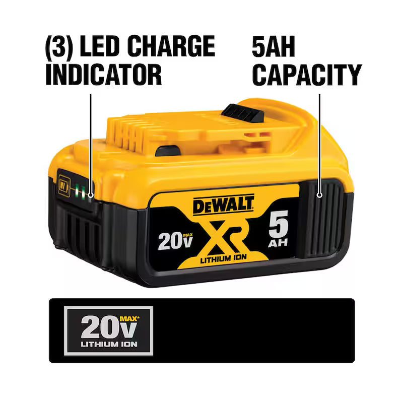 20V MAX XR Lithium-Ion 5.0Ah Battery 4 Pack Z33280