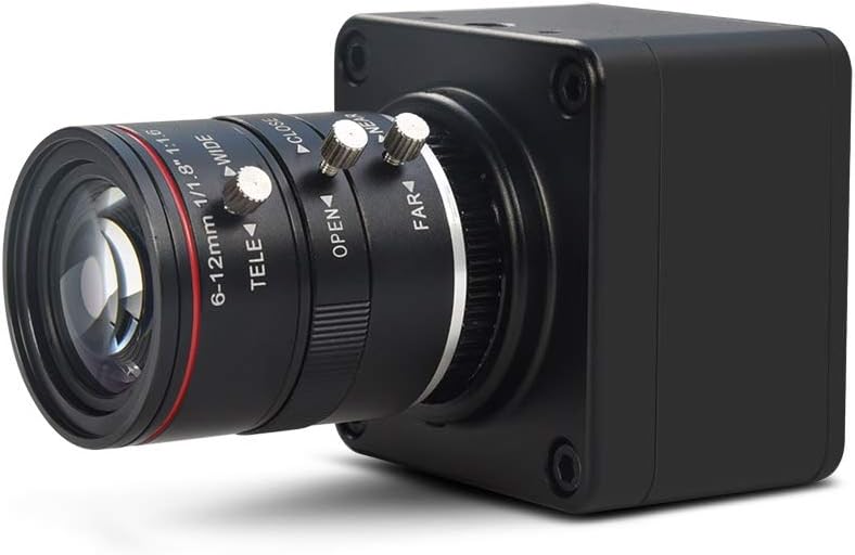 4K USB Camera with 6-12mm Varifocal Manual Lens Webcam K85865