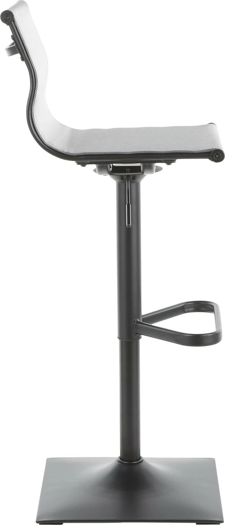 Black Silver Barstool E5388