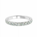 18 K White Gold Half Eternity Diamond Ring P503246