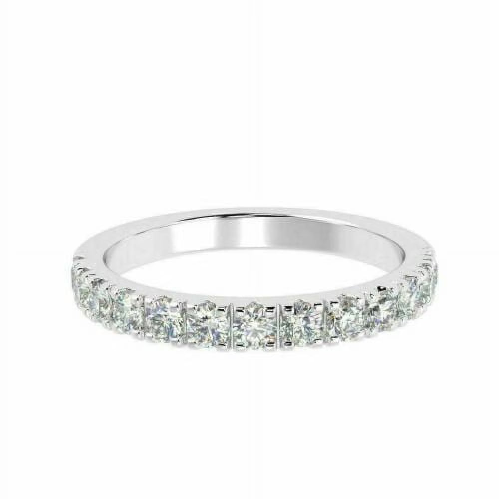 18 K White Gold Half Eternity Diamond Ring P503246