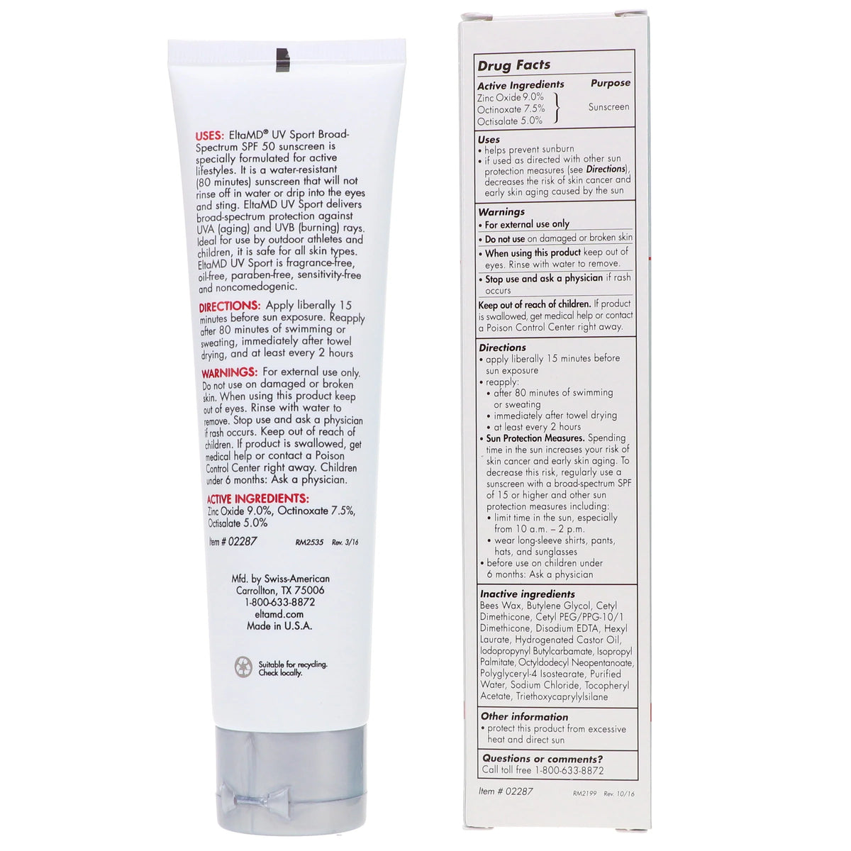 SPF 50 Water Resistant Sunscreen 3 oz V513