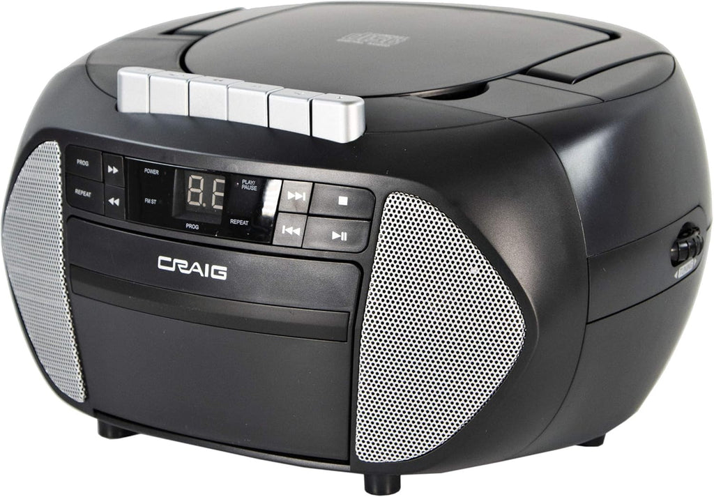 CD Boombox with AM/FM Stereo Radio and Cassette Player/Recorder Pack of 2 P4971