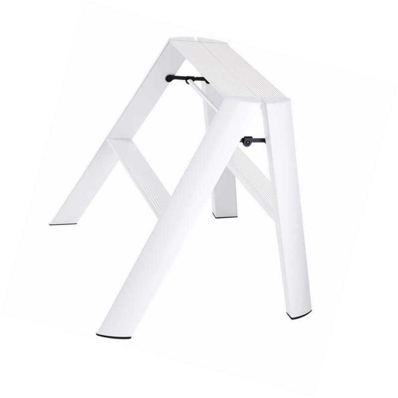 White 2 Step Step Stool H5728