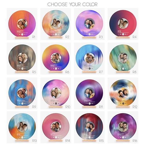Decorative Vinyl Record with Custom Photo F257