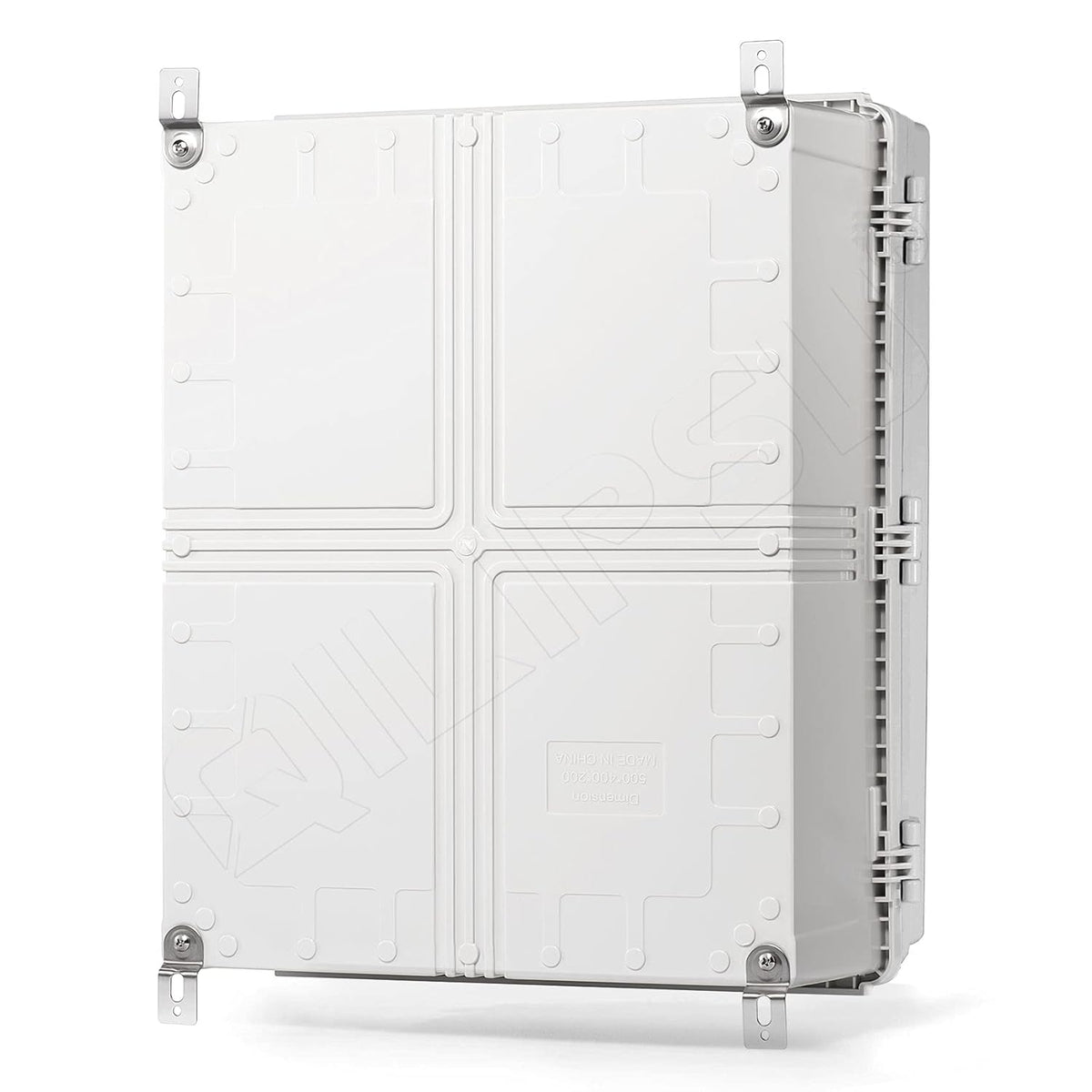Junction Box with Mounting Plate, IP67 Waterproof ABS Plastic Grey X398035