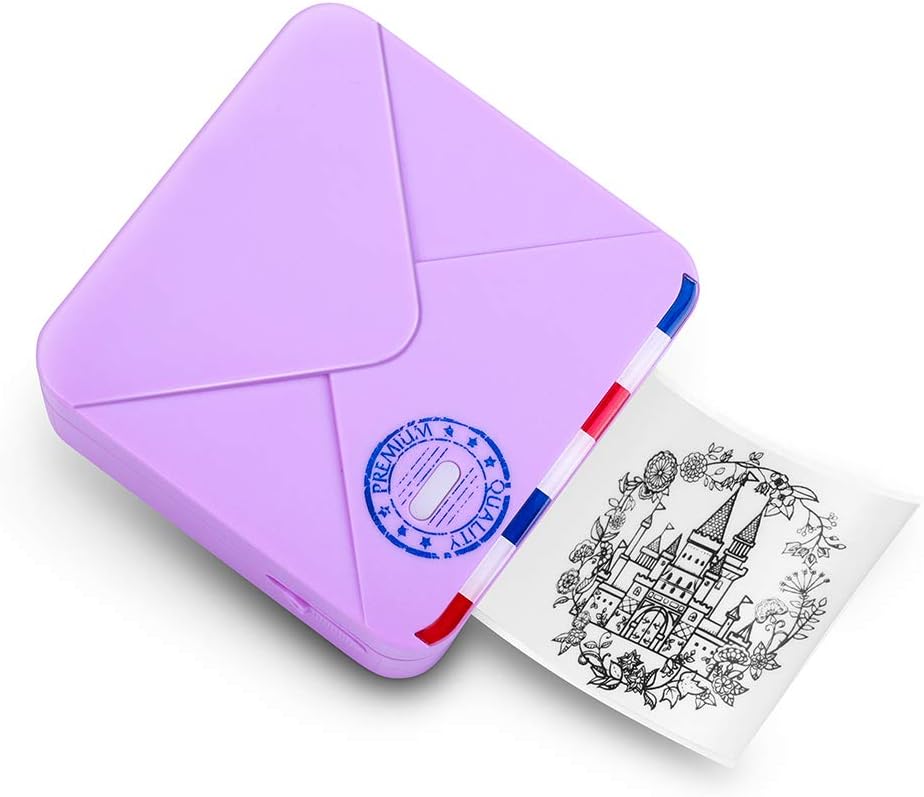 Mini Thermal Printer 300dpi Bluetooth D572