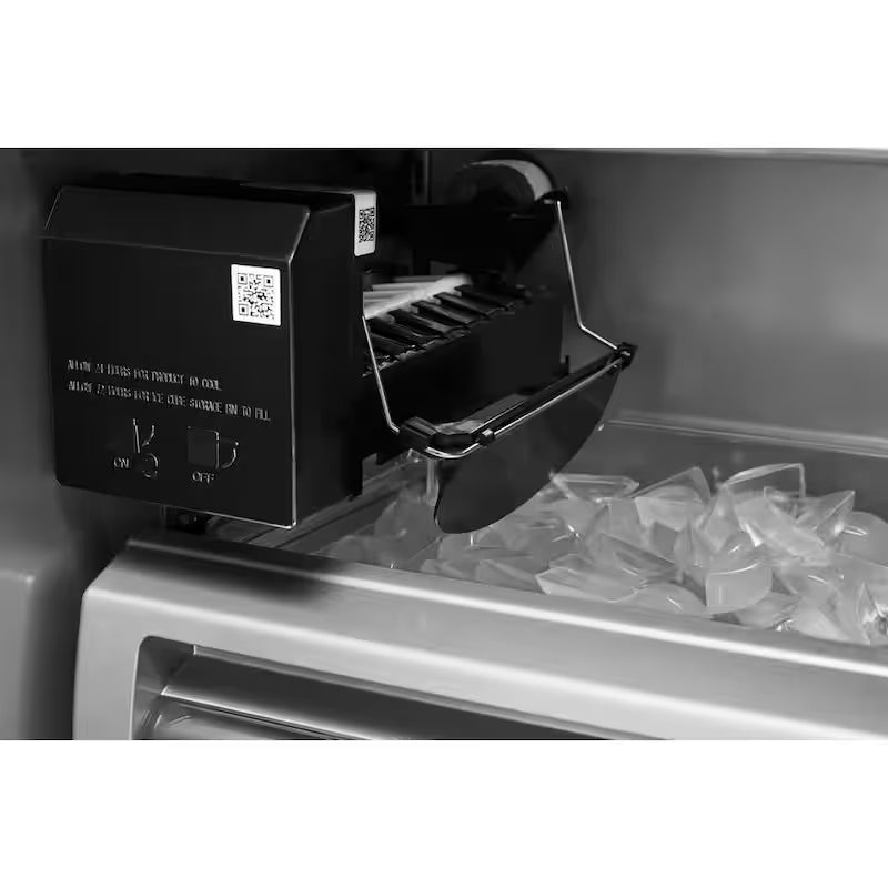 42 in. 25.5 cu. ft. Side-by-Side Refrigerator in Stainless Steel M538708
