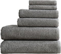 Light Grey Set of 4 Cotton Quick-Dry Bath Towels I159