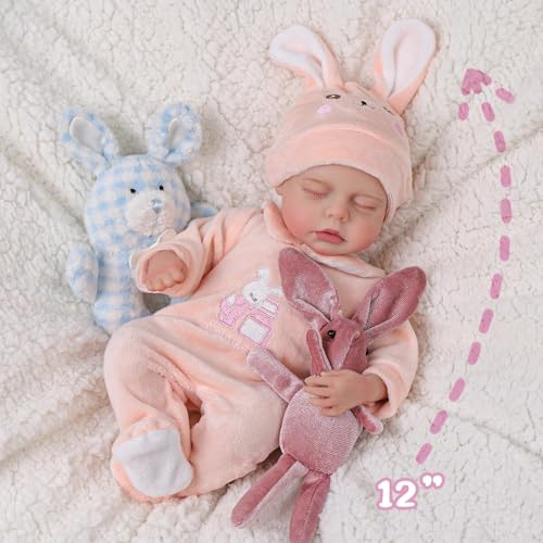 12 Inch Silicone Full Body Reborn Baby Dolls M33485