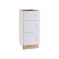 Plywood Shaker 3 Drawer Base Kitchen Cabinet Soft Close Drawers E72515