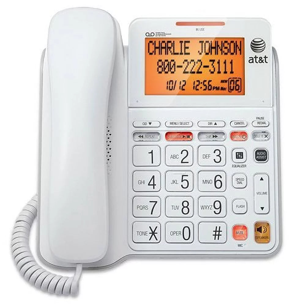 White Corded Desk Phone Q577258