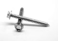 Sheet Metal Screw Hex Washer Head Low Carbon Steel Zinc Plated R17216