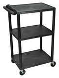 Black 42x22 Presentation Cart T7521
