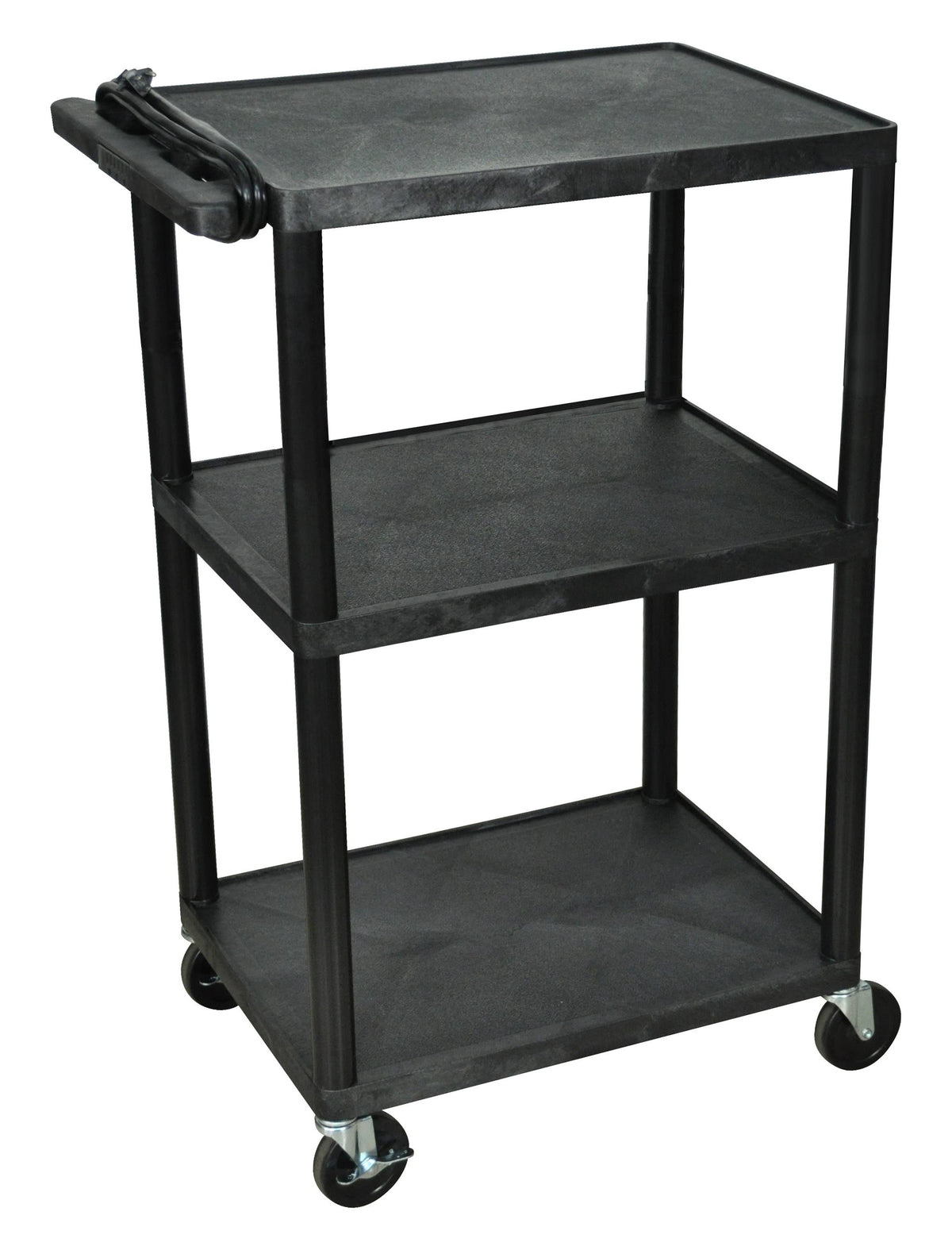 Black 42x22 Presentation Cart T7521