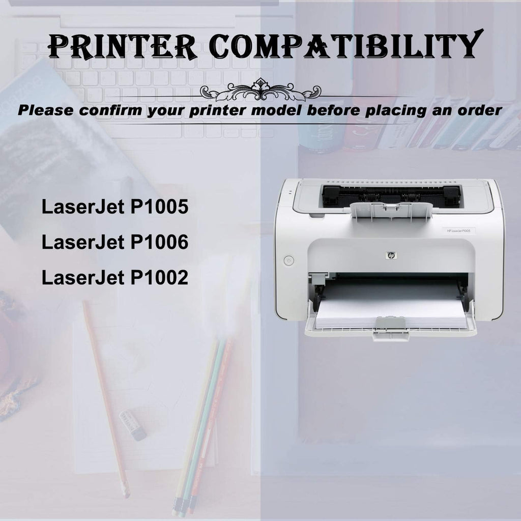 2 Pack Compatible Toner Cartridge for HP CB435A X846062