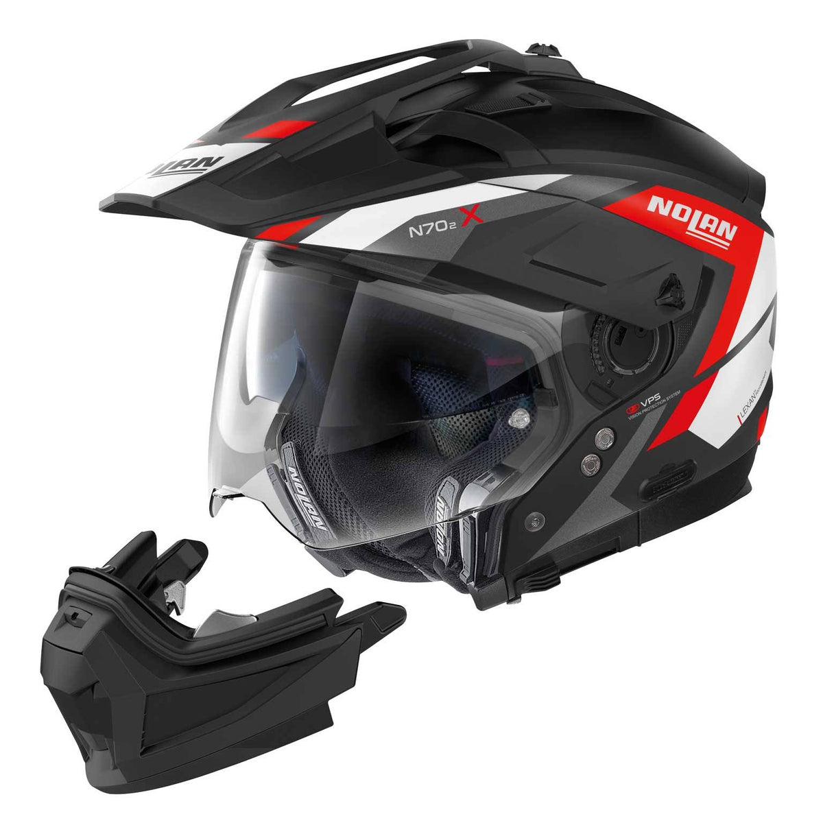 Black Red Xs Helmet O9423