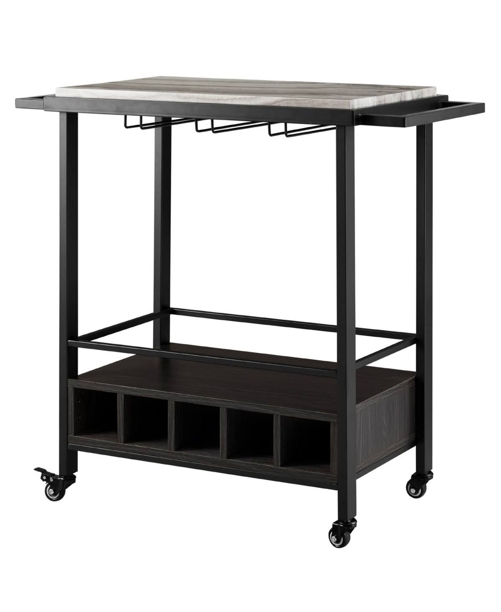 Gray Bar Serving Cart S2175