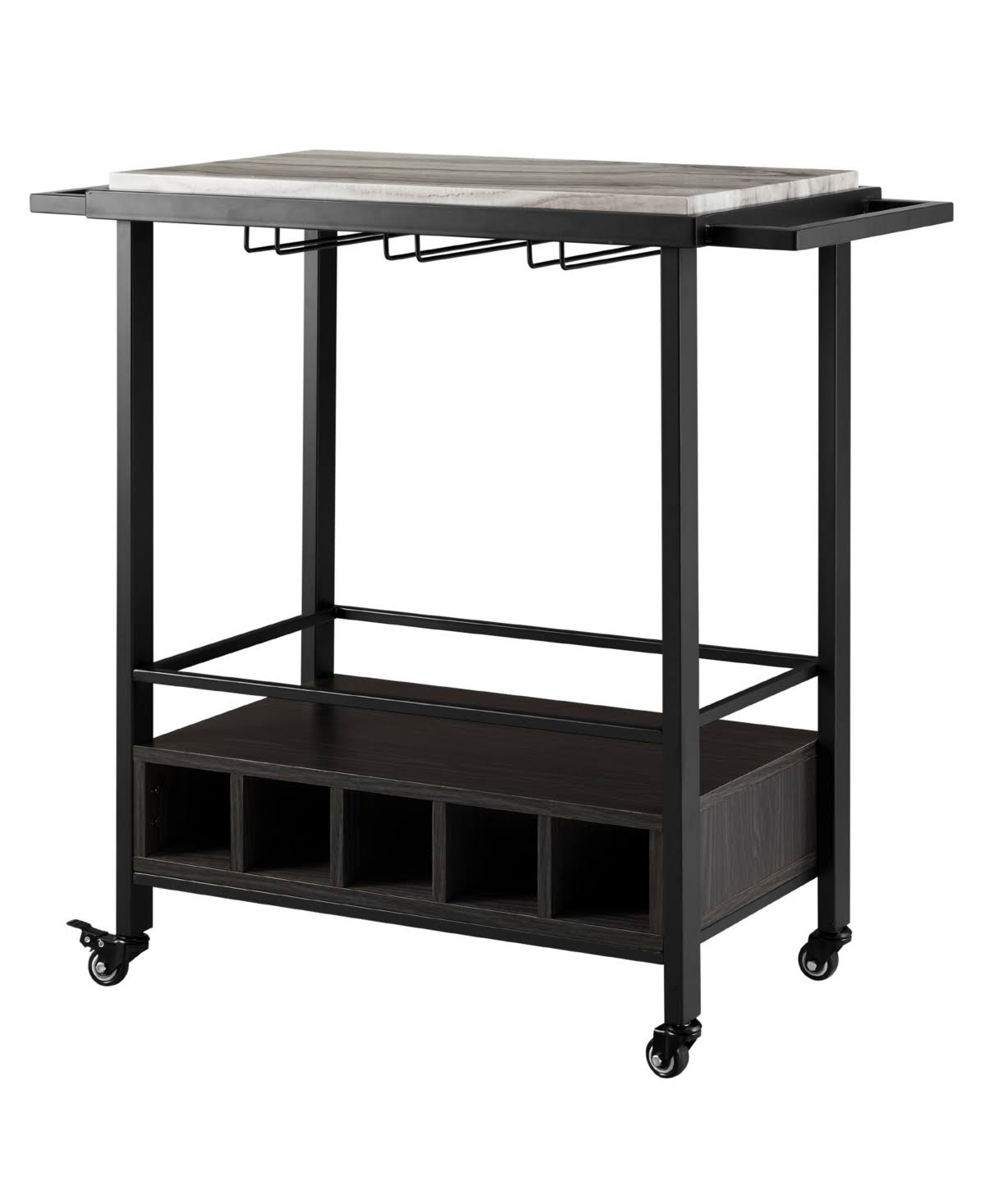Gray Bar Serving Cart S2175