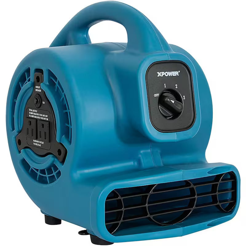 600 CFM 3-Speed Air Mover Utility Blower Fan B635420