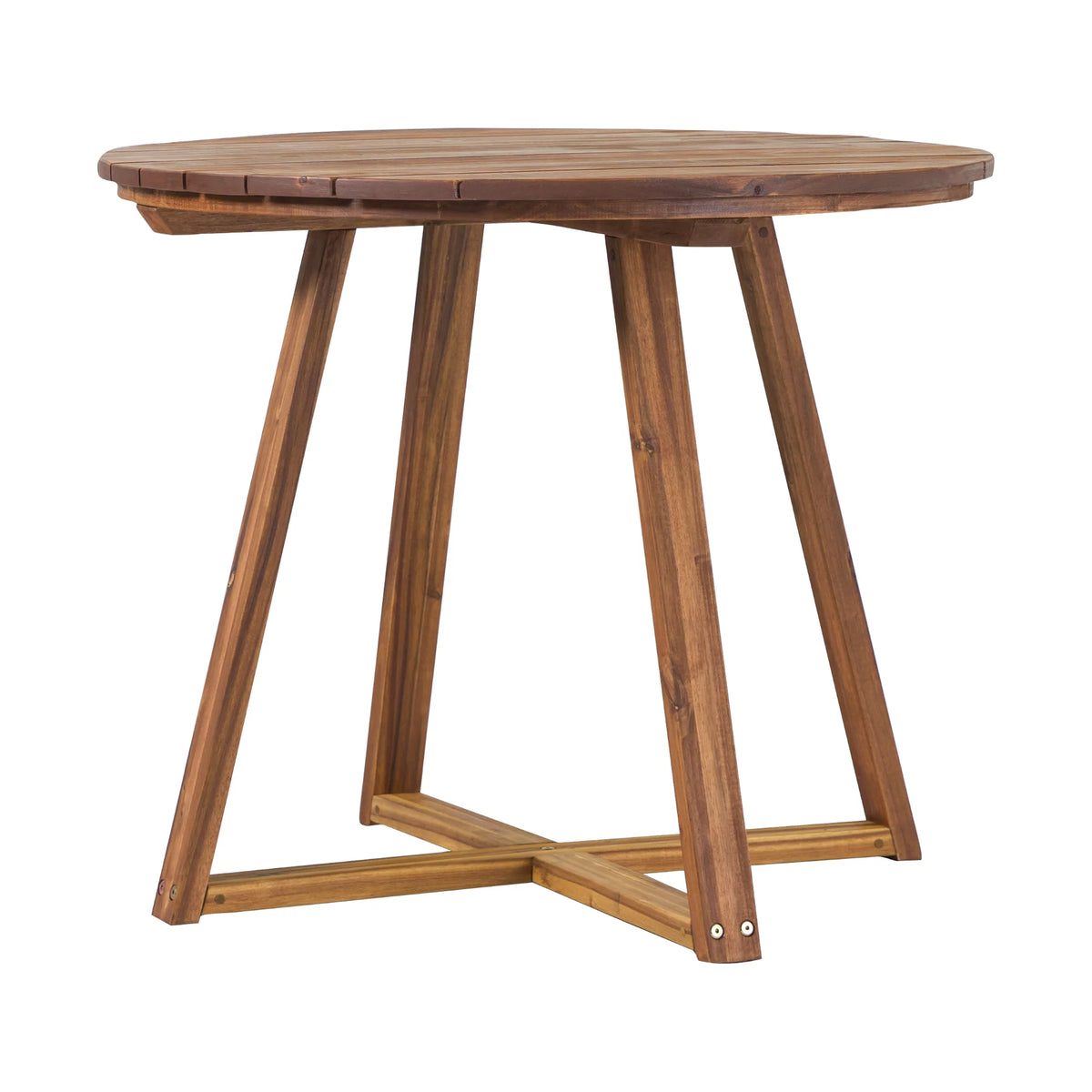 30” Solid Acacia Wood Outdoor Dining Table K1219