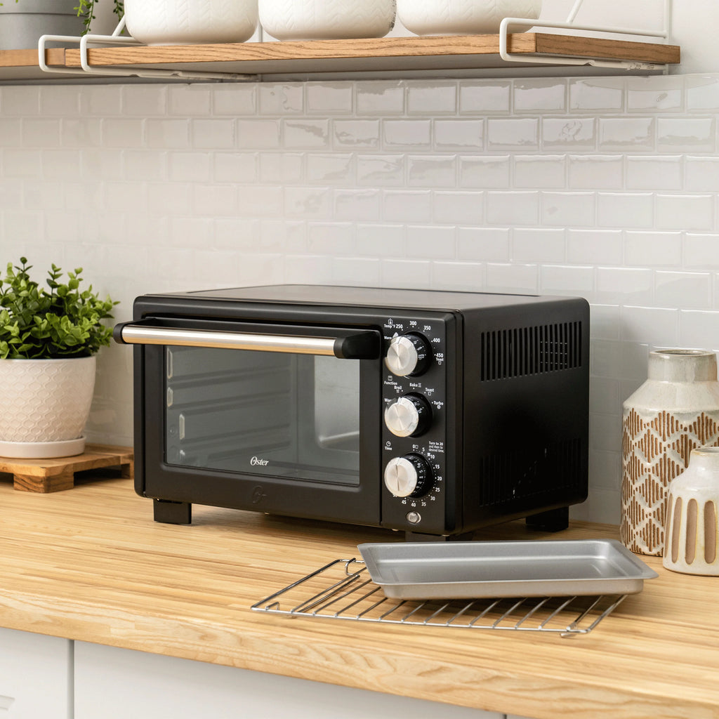 4-Slice Convection Toaster Oven, Matte Black E106320