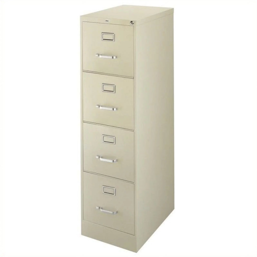 4 Drawer Filing Cabinet in Black and Putty L7638
