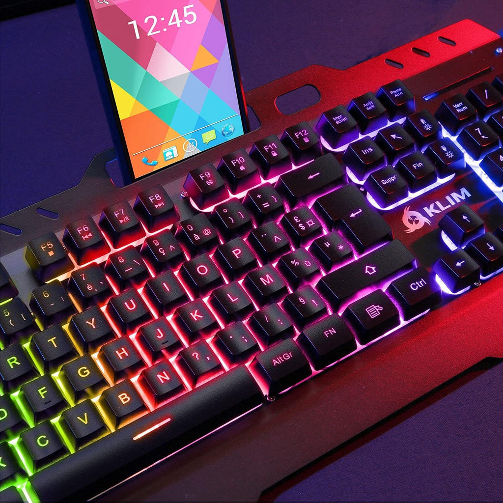 Wireless Keyboard and Mouse Set with Backlit Gaming Keyboard M113924